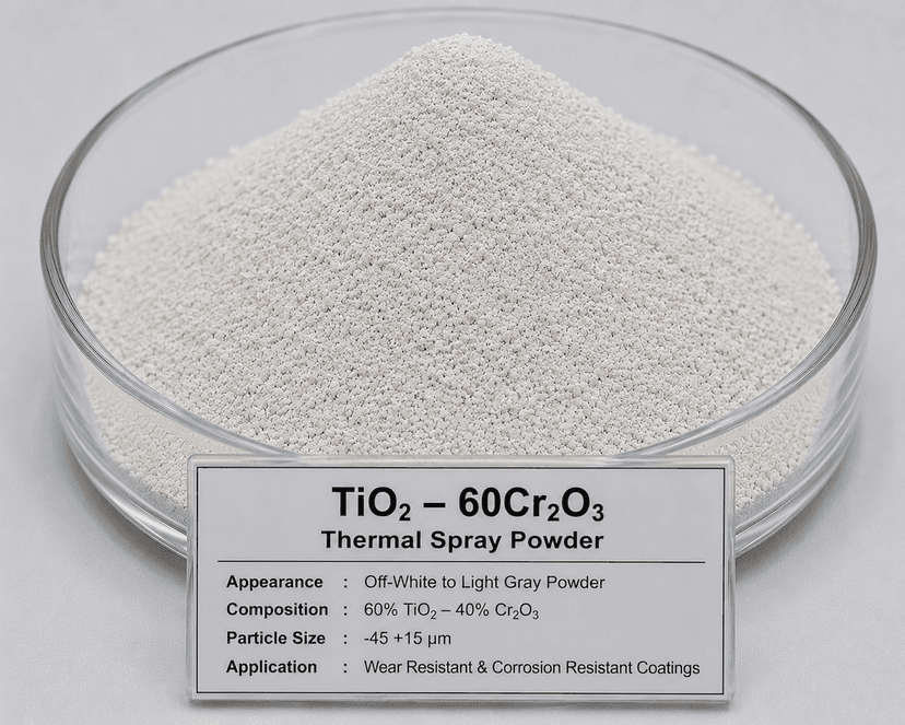 TiO₂ – 60Cr₂O₃ Thermal Spray Powder TiO₂ – 60Cr₂O₃ Thermal Spray Powder
