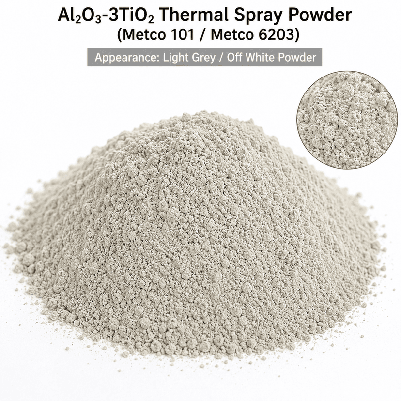 Al₂O₃-3TiO₂ Thermal Spray Powder (Metco 101 / Metco 6203) Al₂O₃-3TiO₂ Thermal Spray Powder (Metco 101 / Metco 6203)