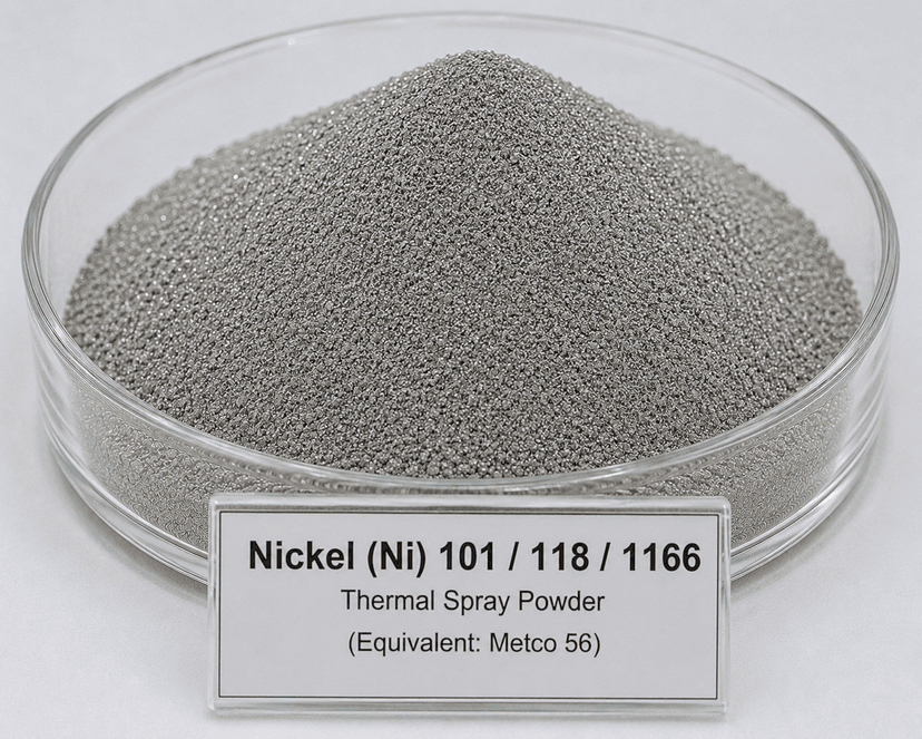 Nickel (Ni) 101 / 118 / 1166 Thermal Spray Powder (Metco 56) Nickel (Ni) 101 / 118 / 1166 Thermal Spray Powder (Metco 56)