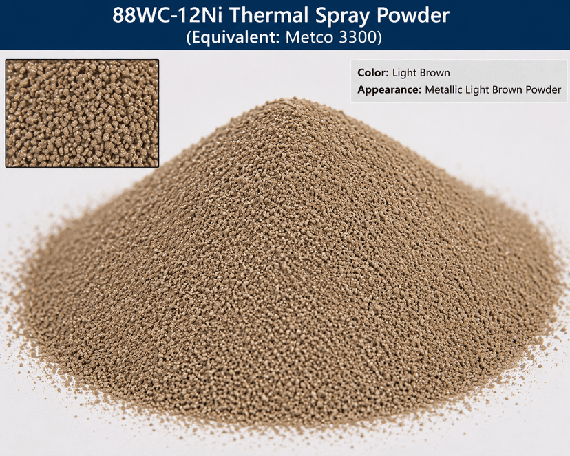 88WC-12Ni Thermal Spray Powder (Equivalent: Metco 3300) 88WC-12Ni Thermal Spray Powder (Equivalent: Metco 3300)